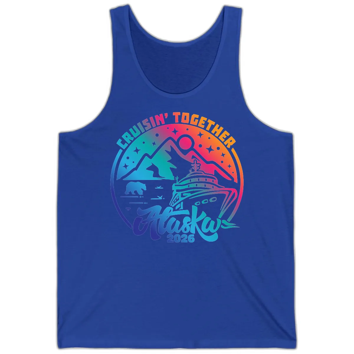 Cruisin' Together Alaska 2026 Tank in True Royal