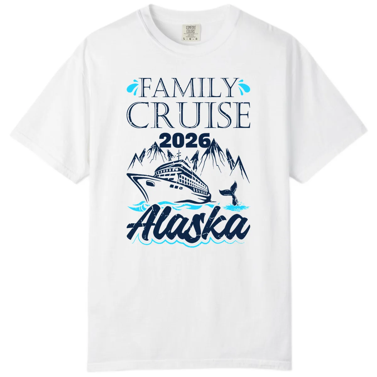 Alaska Waters Adventure Comfort Color in White