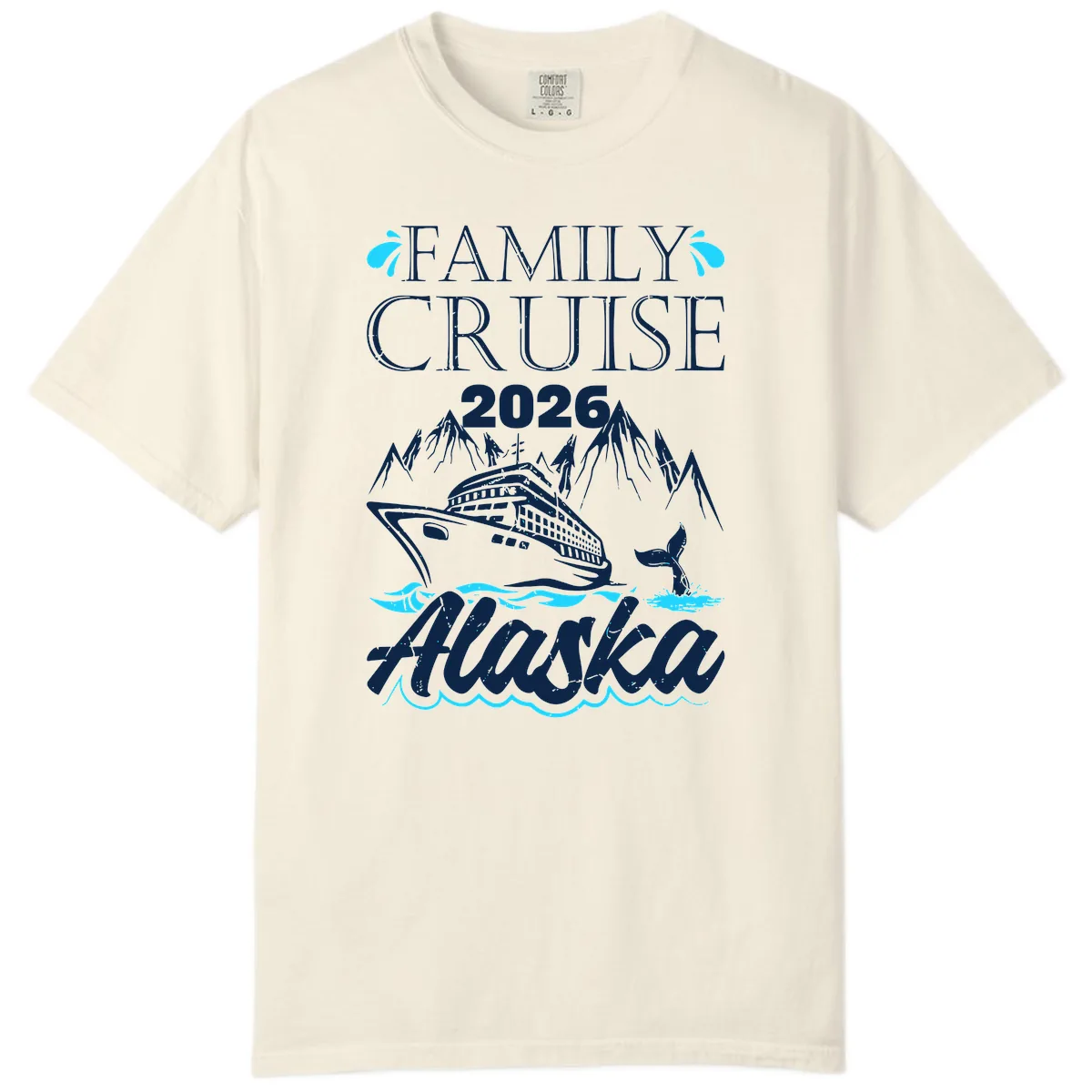 Alaska Waters Adventure Comfort Color in Ivory