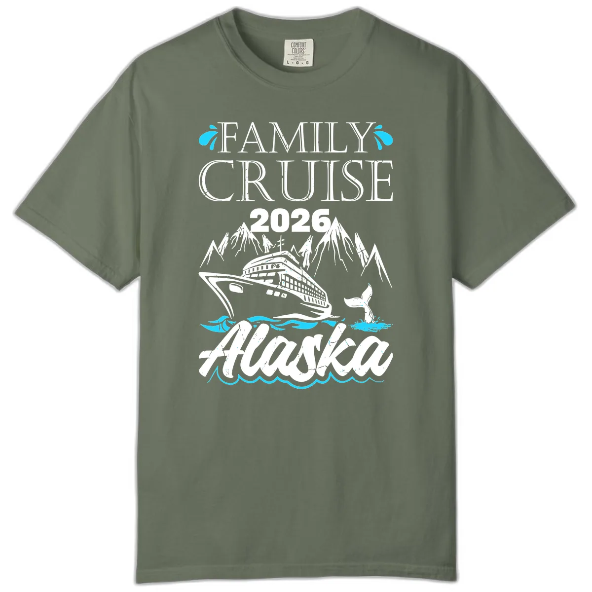 Alaska Waters Adventure Comfort Color in Moss
