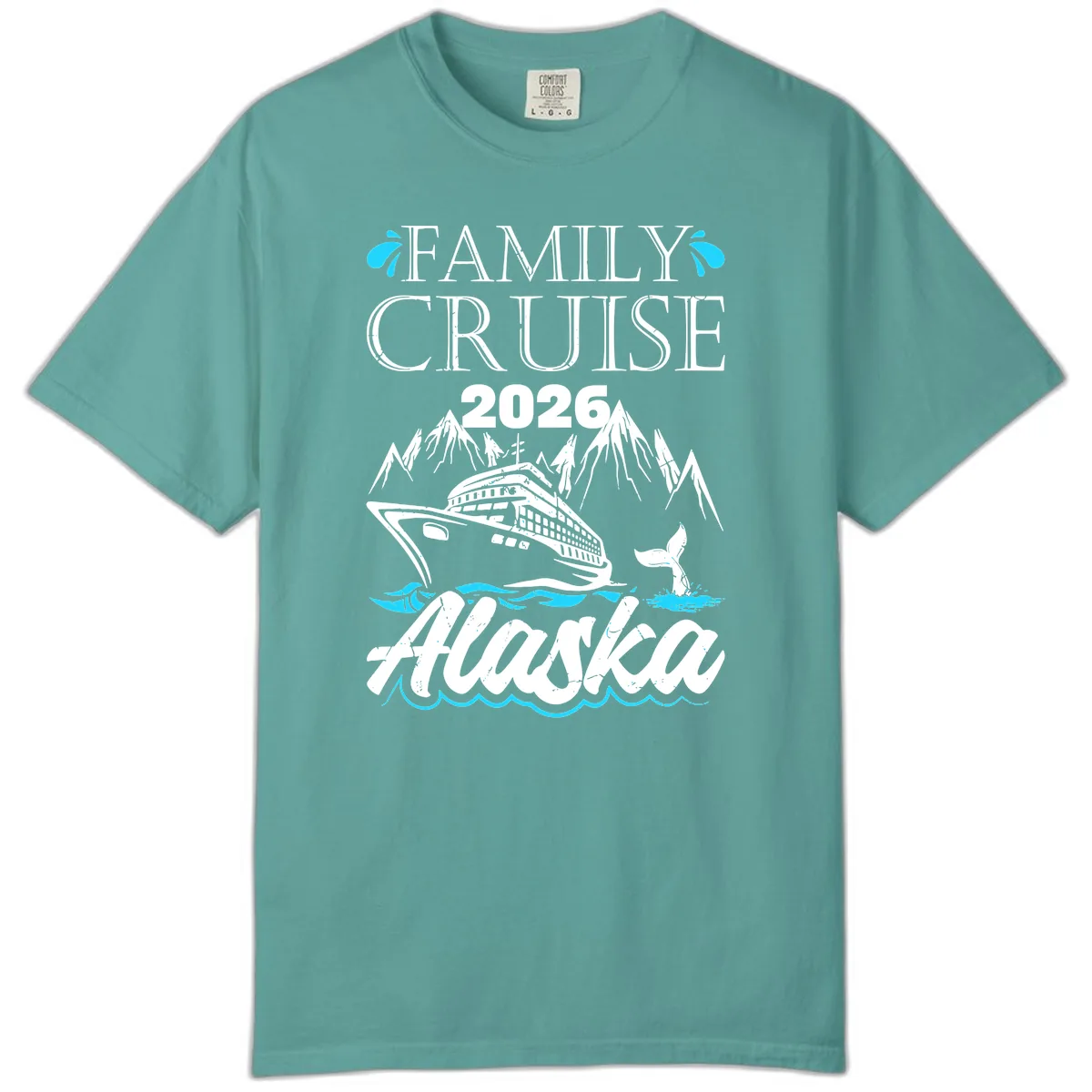 Alaska Waters Adventure Comfort Color in Seafoam
