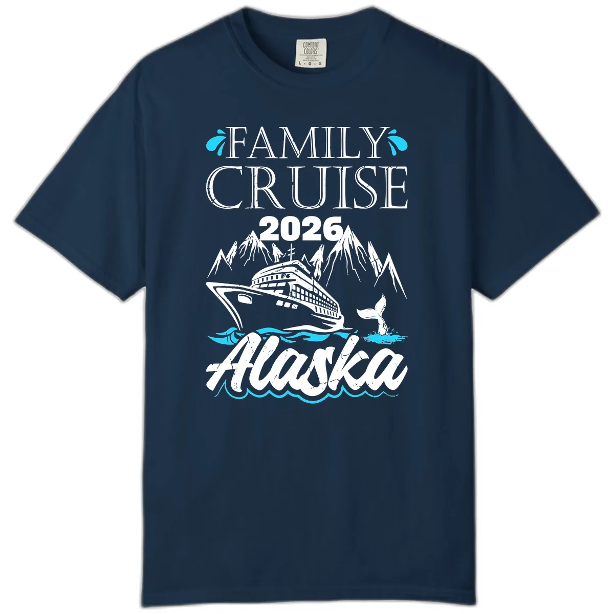 Alaska Waters Adventure Comfort Color in True Navy