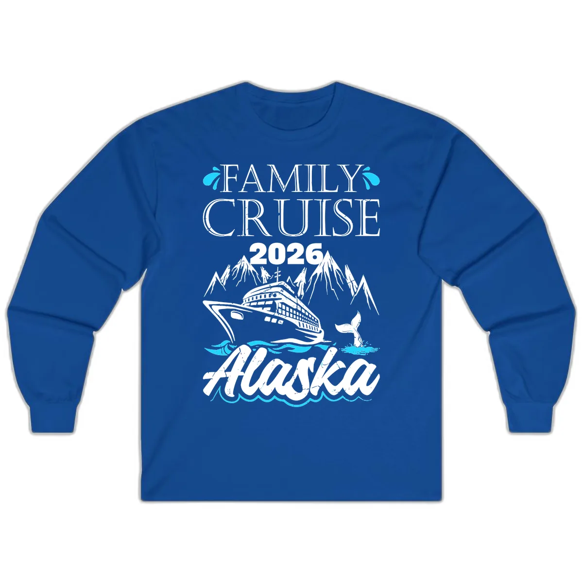 Alaska Waters Adventure Long Sleeve in Royal