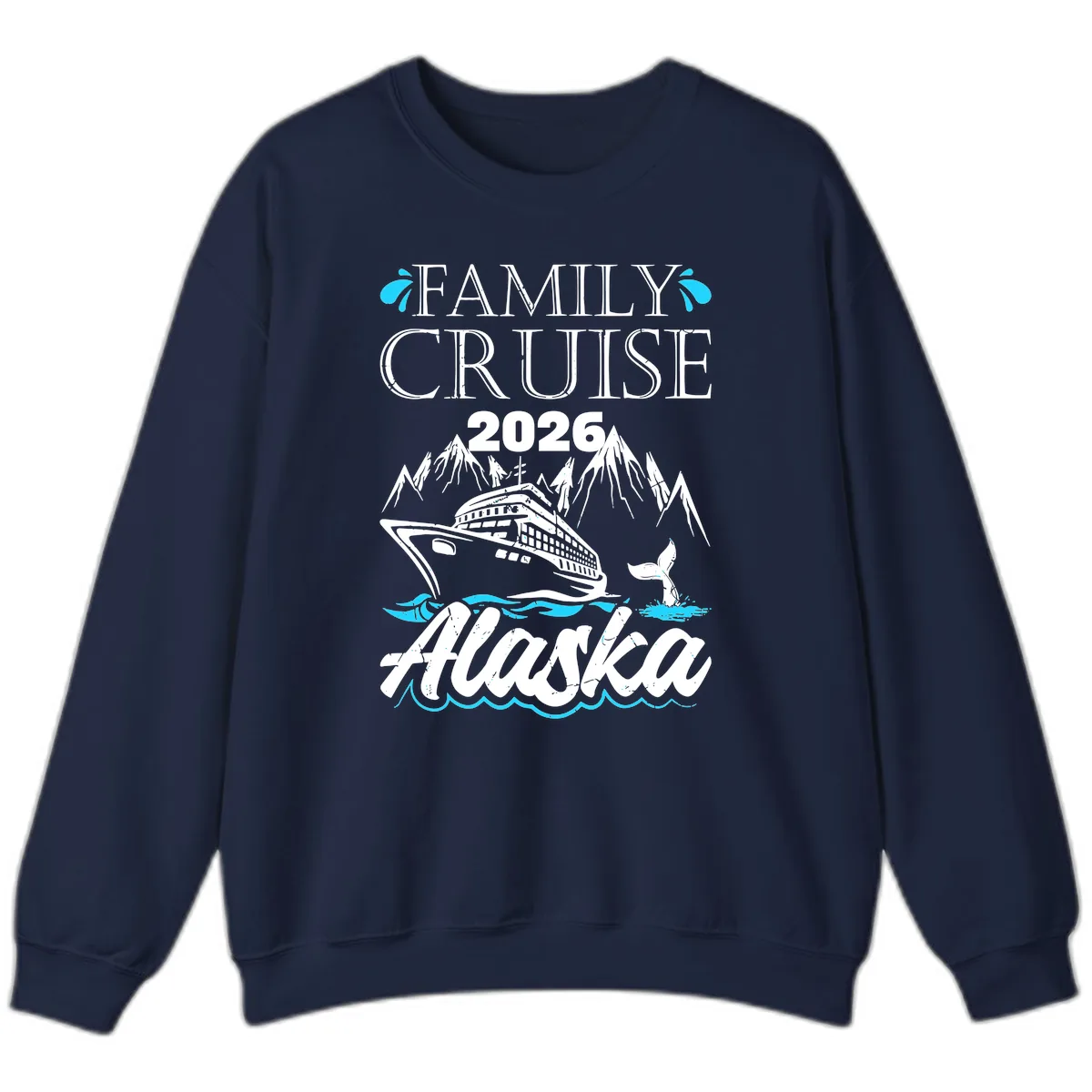 Alaska Waters Adventure Sweatshirt in Navy