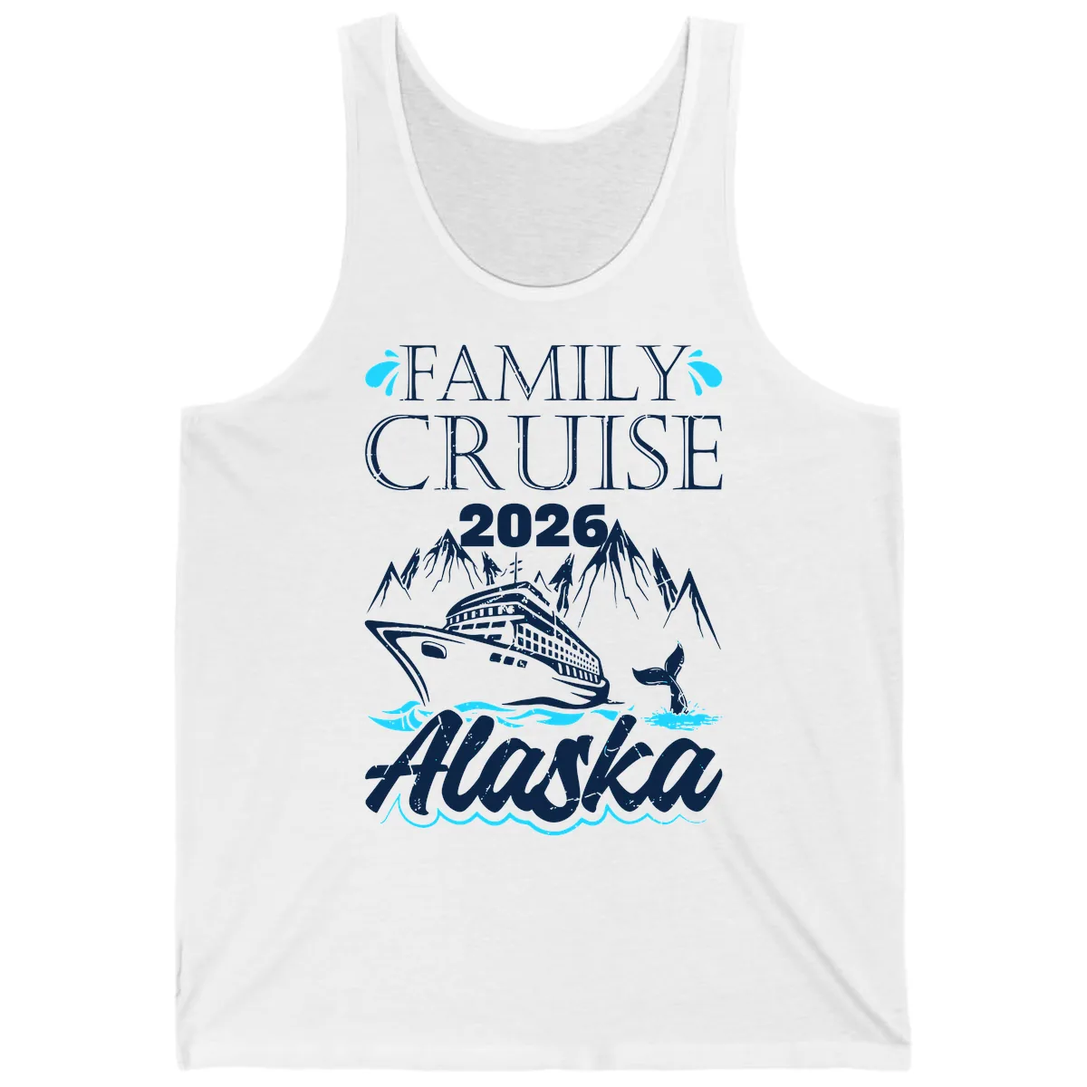 Alaska Waters Adventure Tank in White