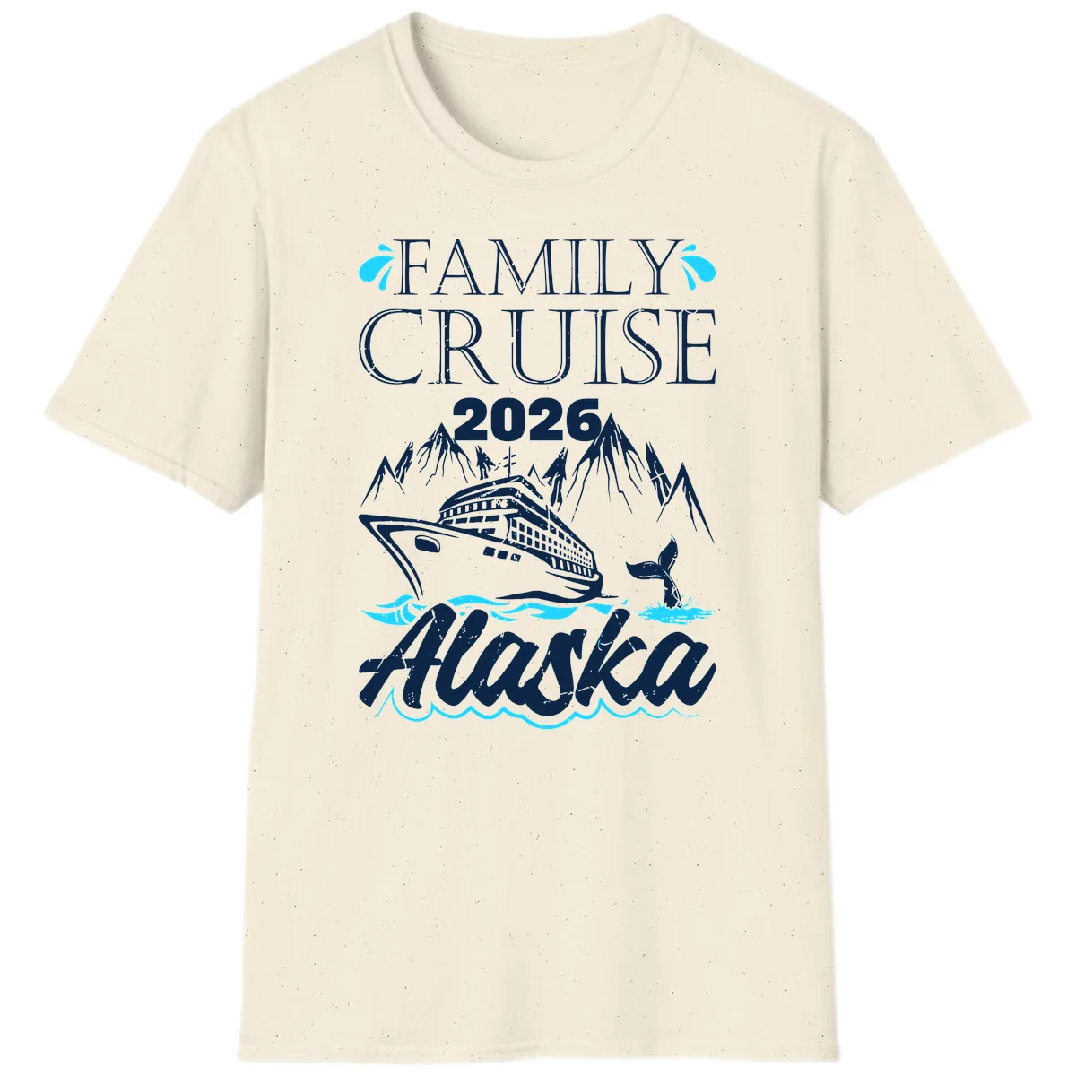 Alaska Waters Adventure T-Shirt in Natural