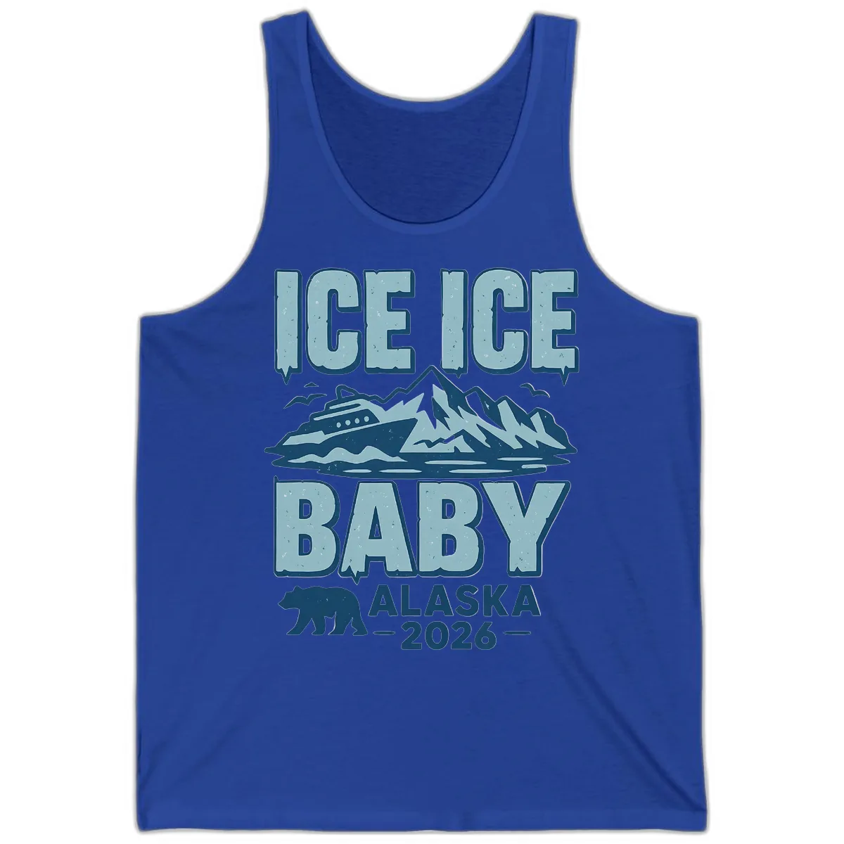 Ice Ice Baby Alaska Cruise Tank in True Royal