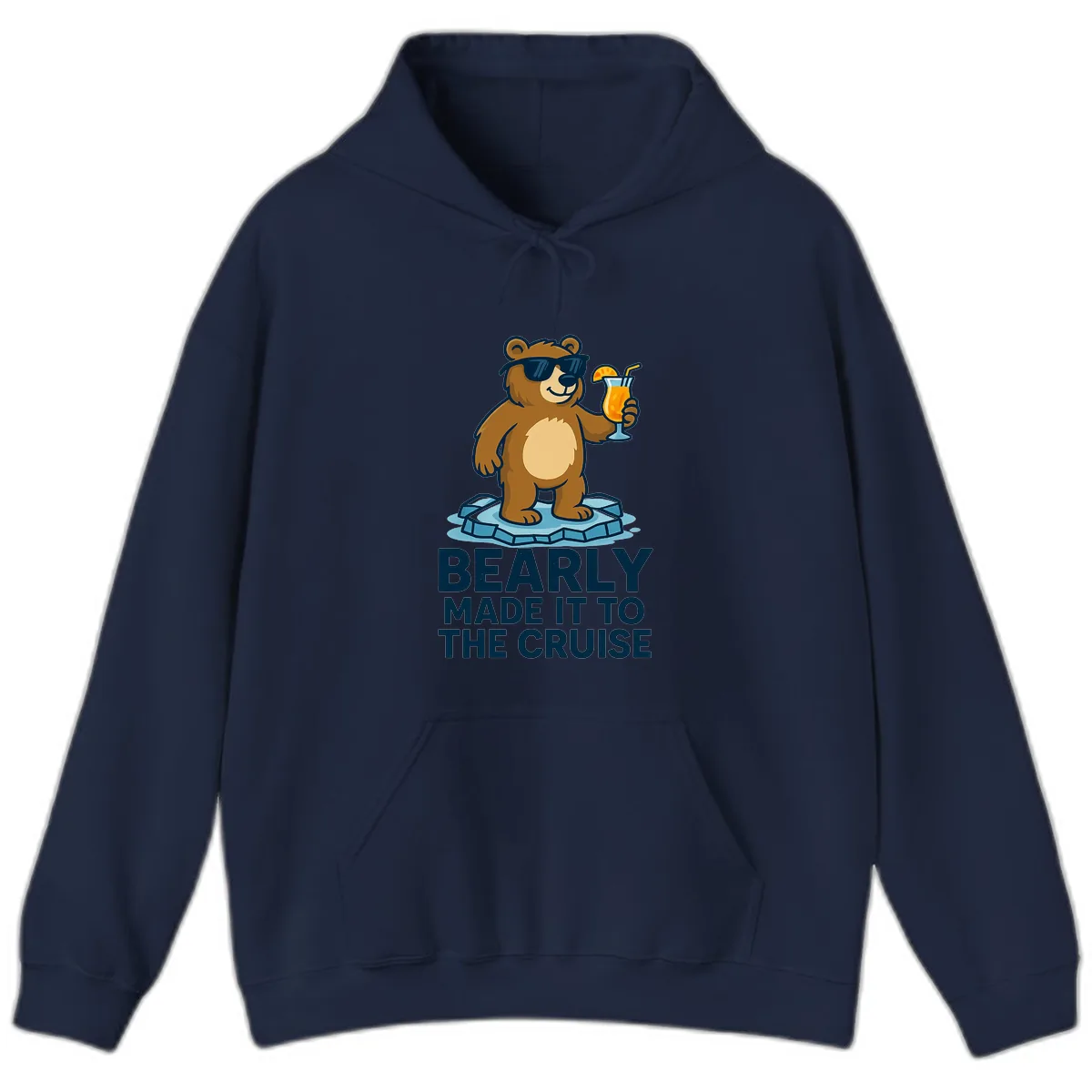 Bearly Made It To The Cruise Hoodie in Navy