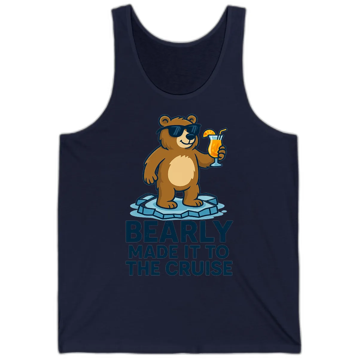 Bearly Made It To The Cruise Tank in Navy