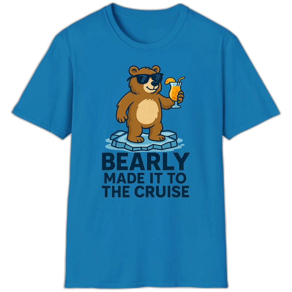 Bearly Made It To The Cruise T-Shirt in Sapphire