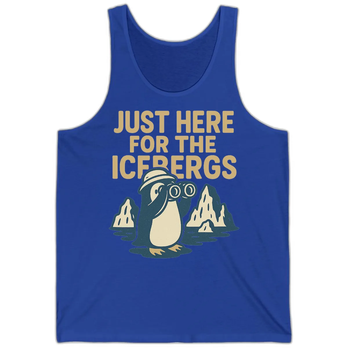 Just Here For The Icebergs Tank in True Royal