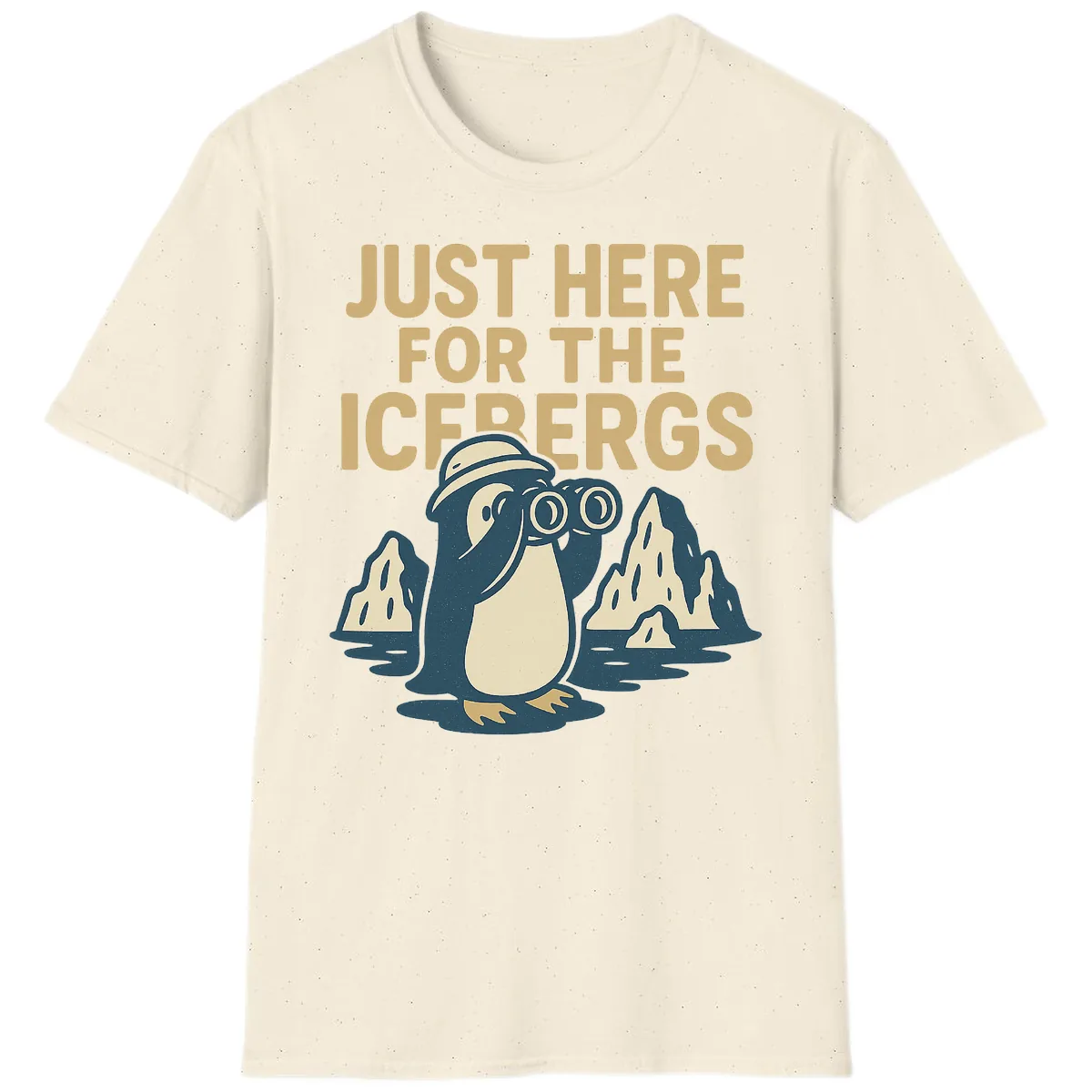 Just Here For The Icebergs T-Shirt in Natural