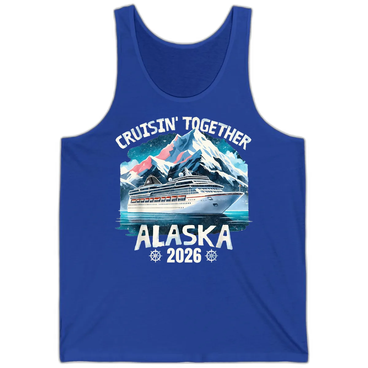Cruising Into Alaska 2025 Tank in True Royal