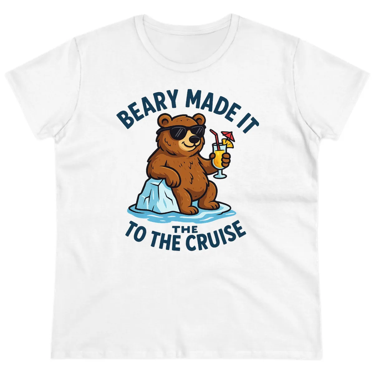 Beary Made It To The Cruise Ladies Tee in White
