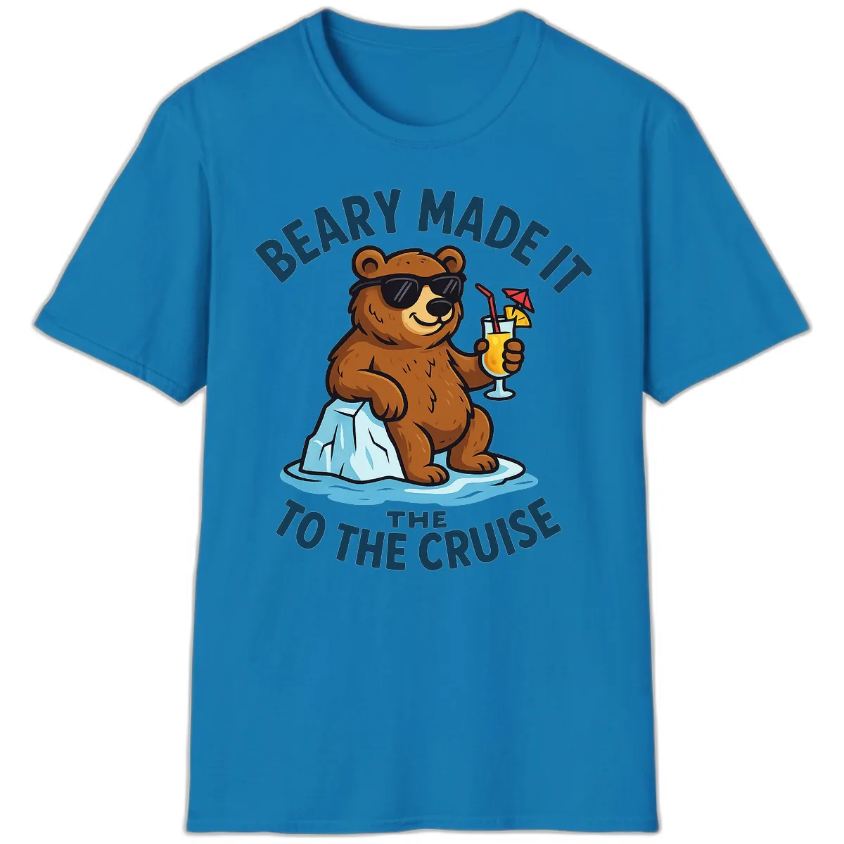 Beary Made It To The Cruise T-Shirt in Sapphire