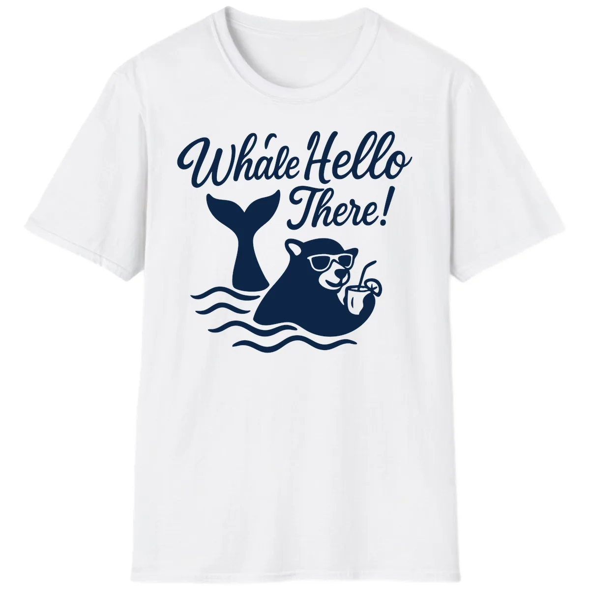 Whale Hello There Cruise T-Shirt in White