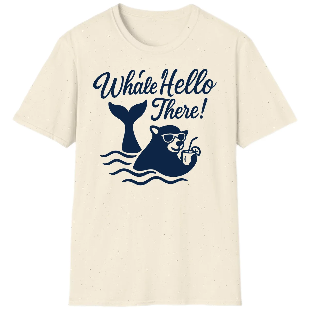 Whale Hello There Cruise T-Shirt in Natural