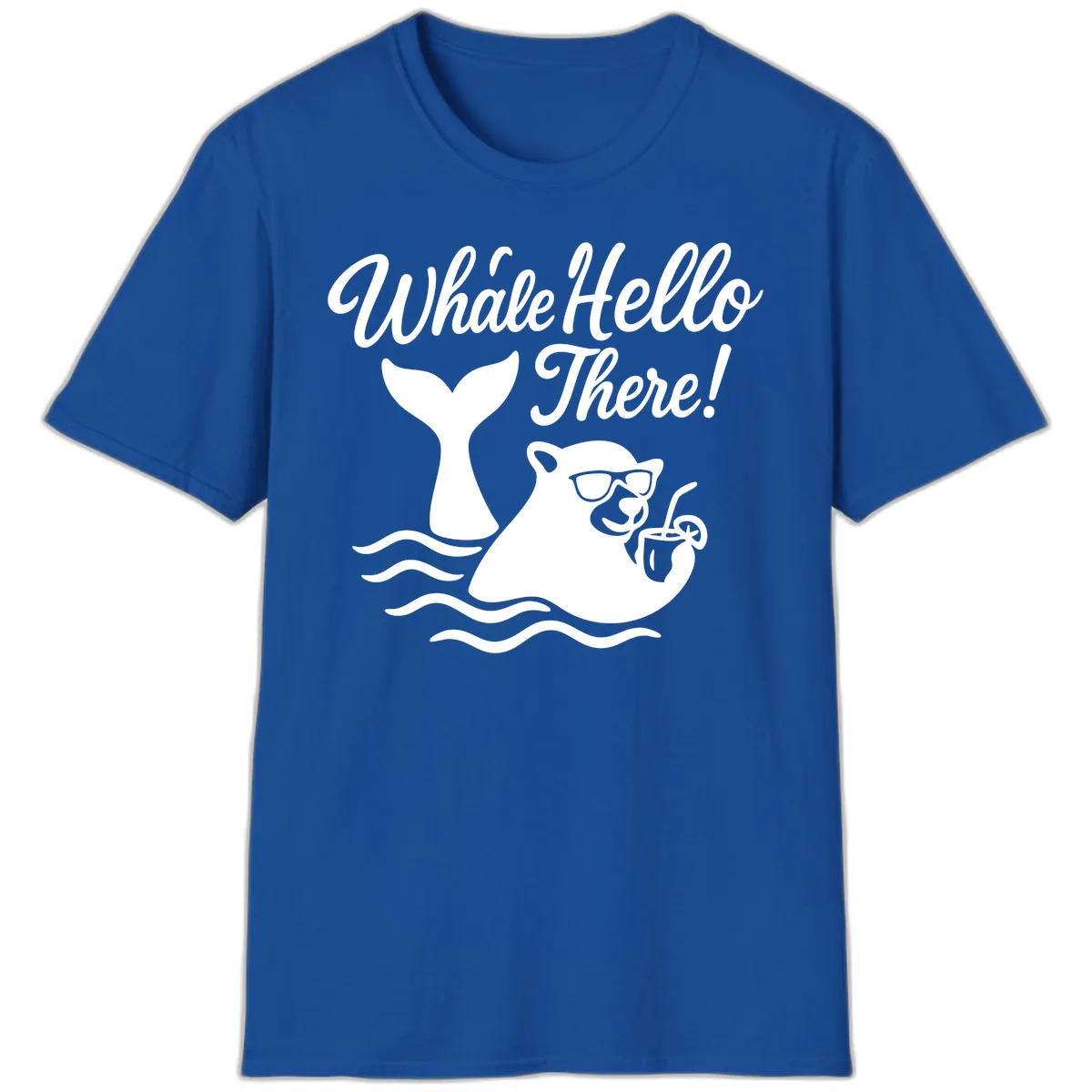 Whale Hello There Cruise T-Shirt in Royal