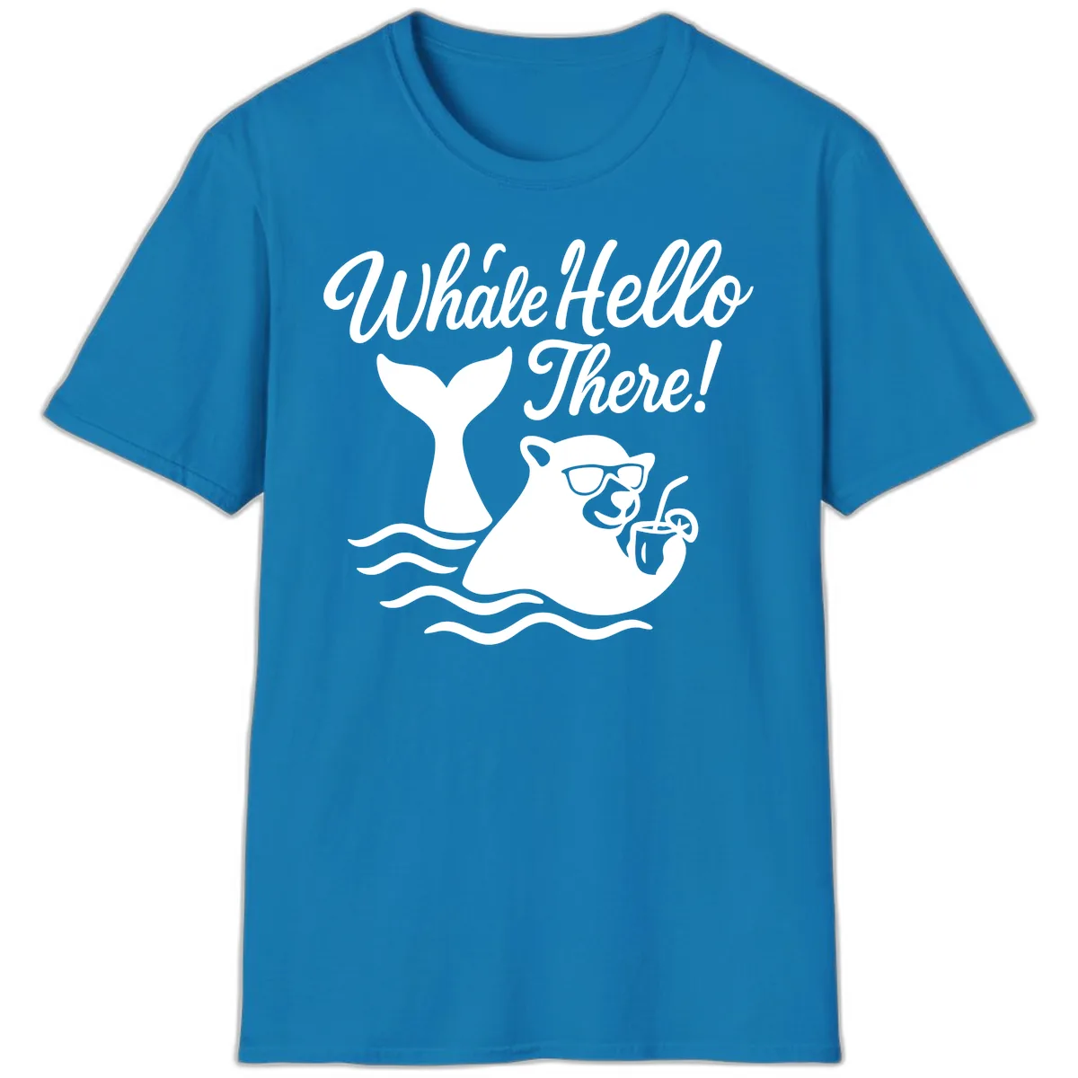 Whale Hello There Cruise T-Shirt in Sapphire