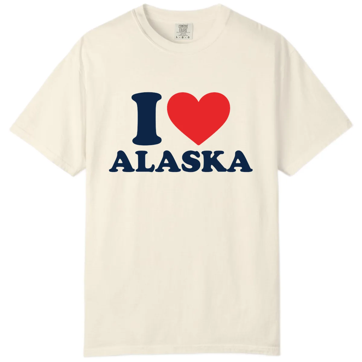 Pure Love Heart Comfort Color in Ivory