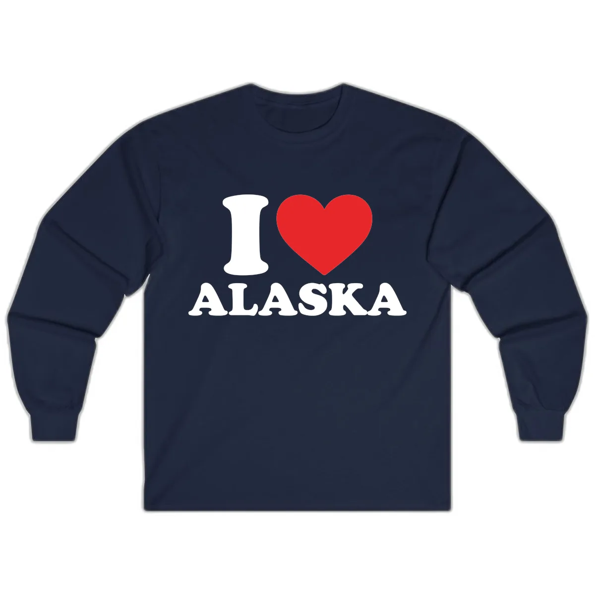 Pure Love Heart Long Sleeve in Navy