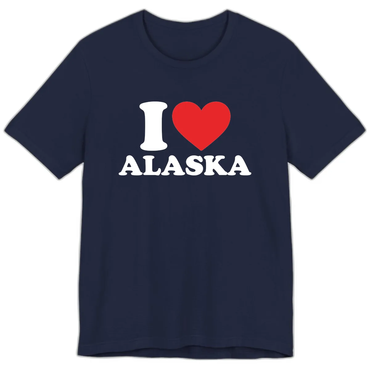 Pure Love Heart Premium T-Shirt in Navy