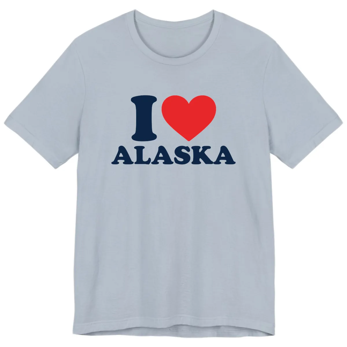 Pure Love Heart Premium T-Shirt in Light Blue