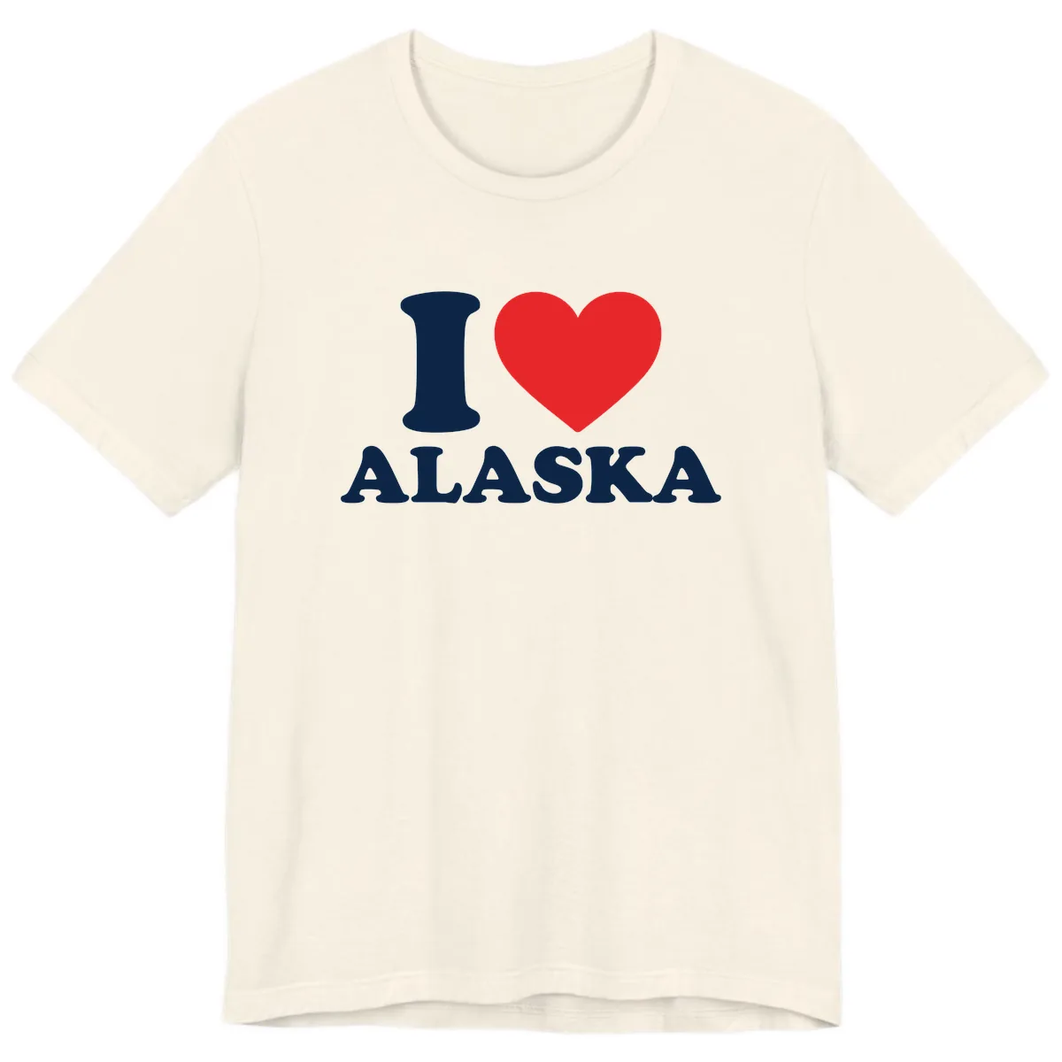 Pure Love Heart Premium T-Shirt in Natural