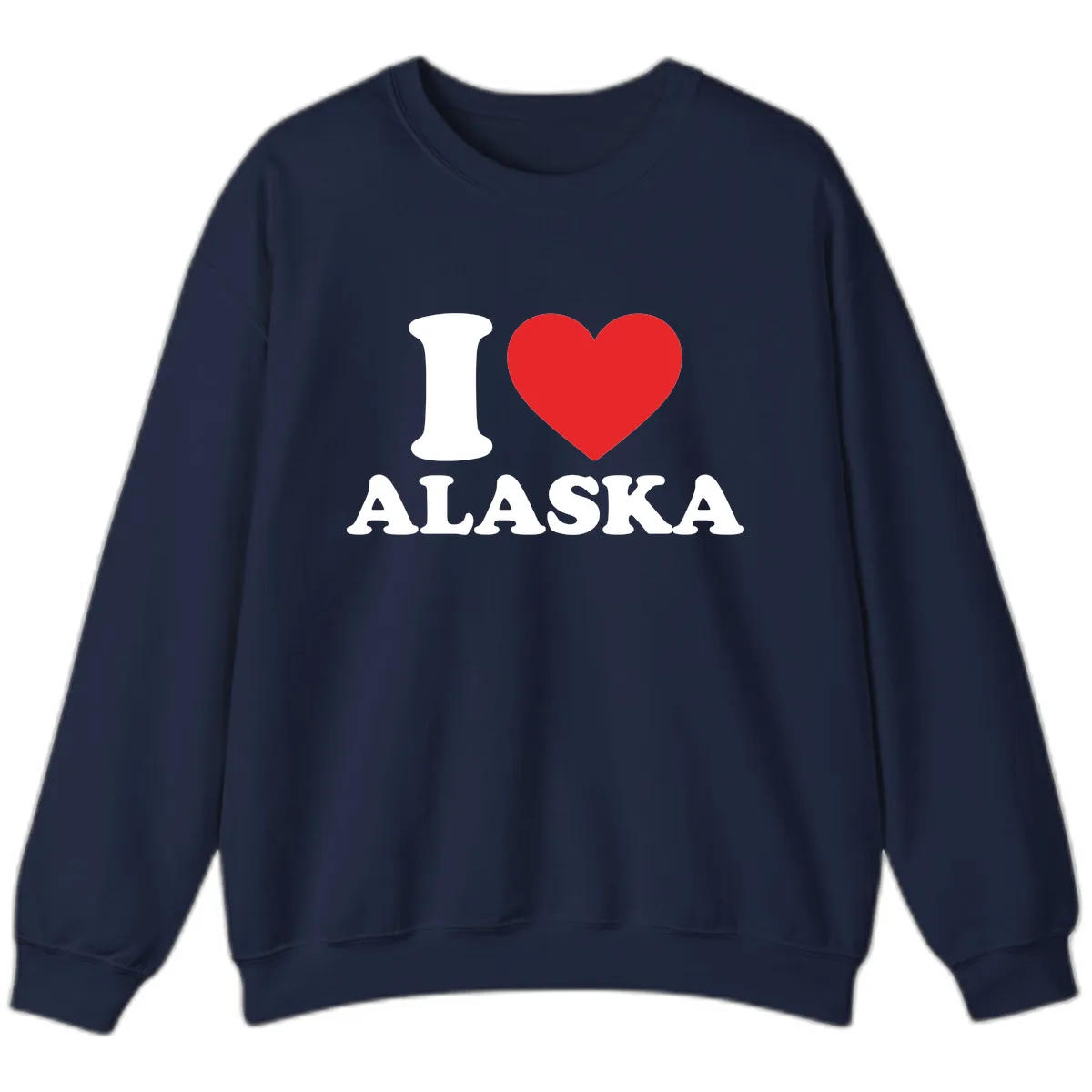 Pure Love Heart Sweatshirt in Navy