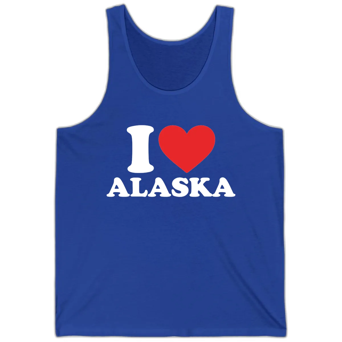 Pure Love Heart Tank in True Royal