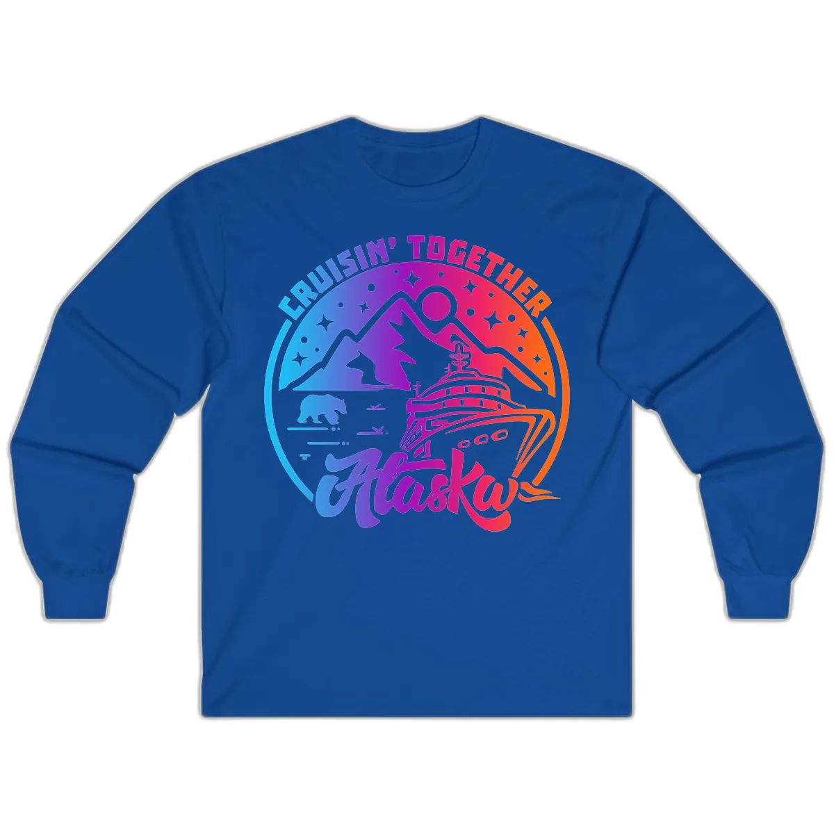 Cruisin' Together Alaska Long Sleeve in Royal