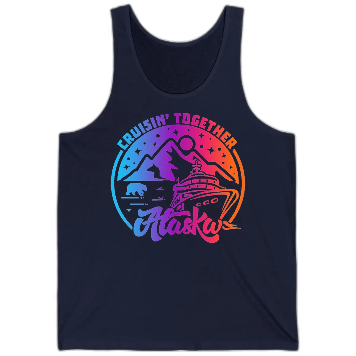 Cruisin' Together Alaska Tank in Navy