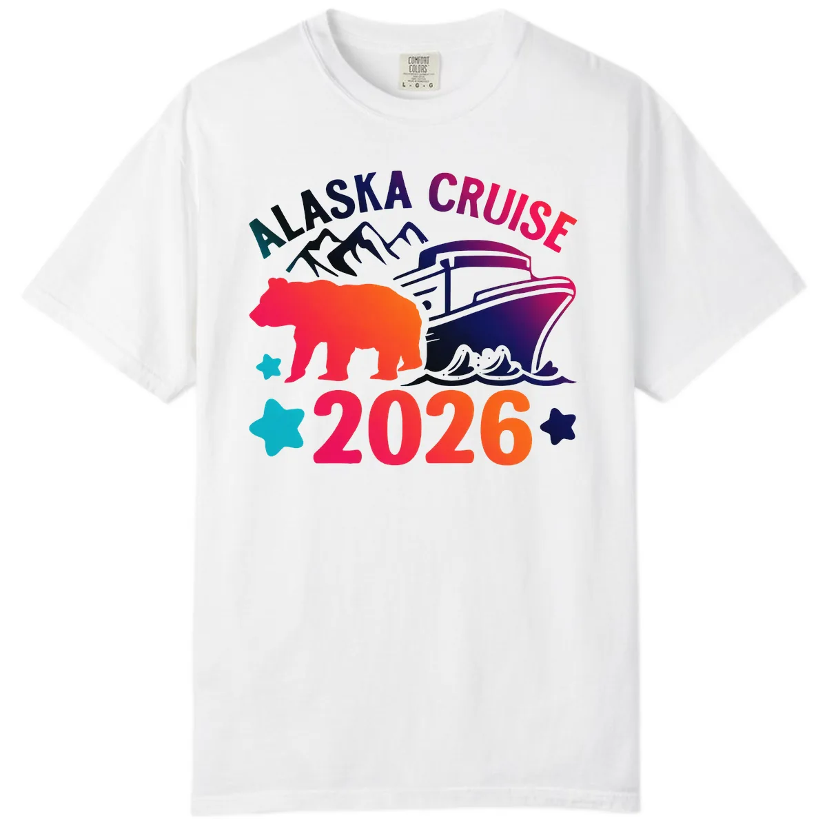 Alaska Cruise 2026 Adventure Comfort Color in White