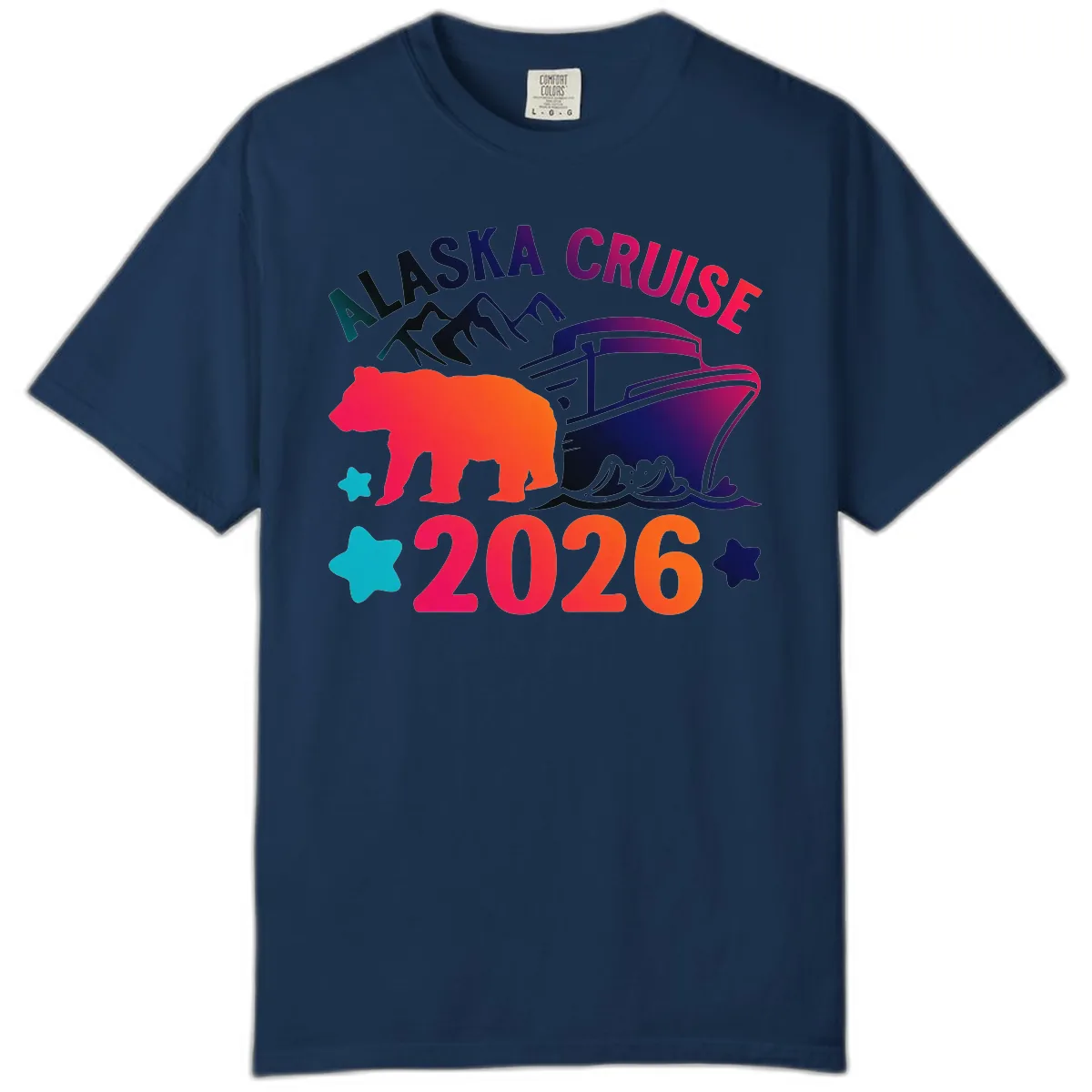 Alaska Cruise 2026 Adventure Comfort Color in Navy