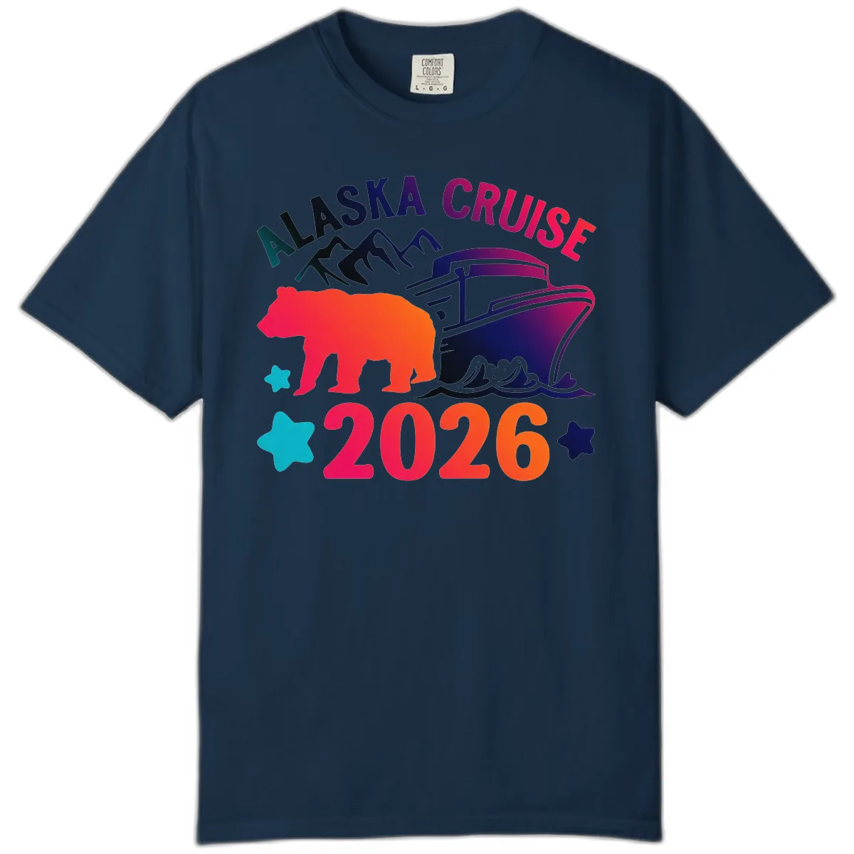 Alaska Cruise 2026 Adventure Comfort Color in True Navy