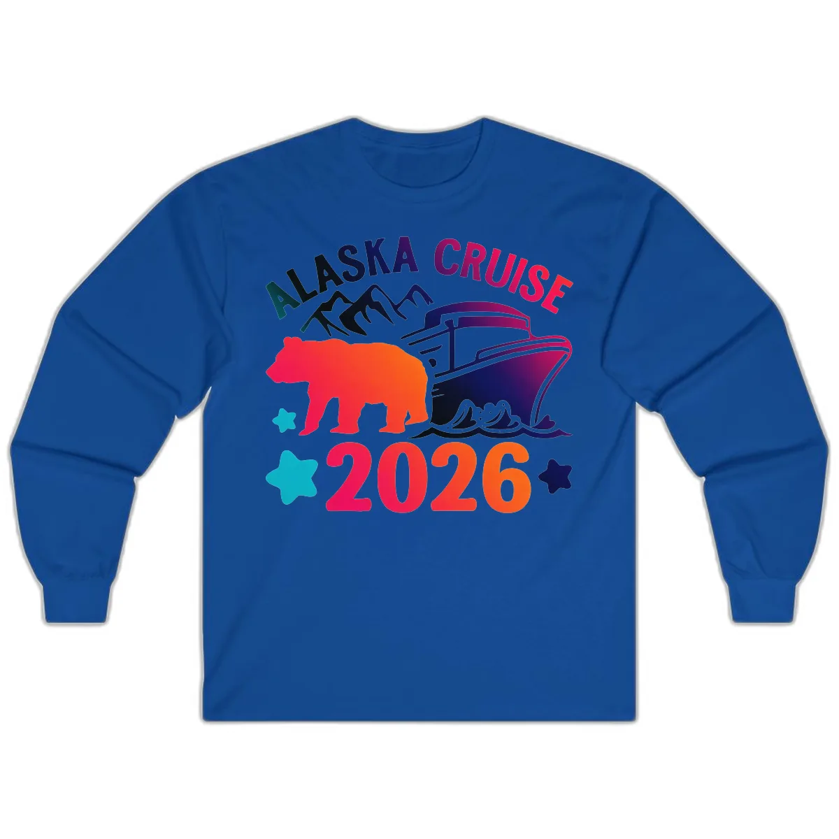 Alaska Cruise 2026 Adventure Long Sleeve in Royal
