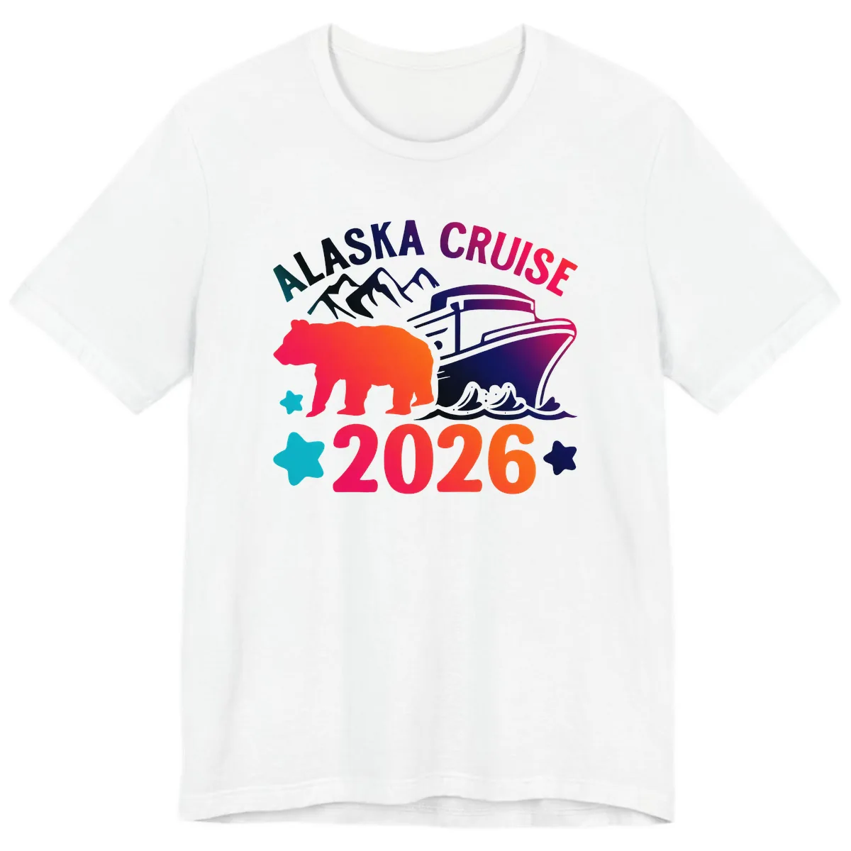 Alaska Cruise 2026 Adventure Premium T-Shirt in White