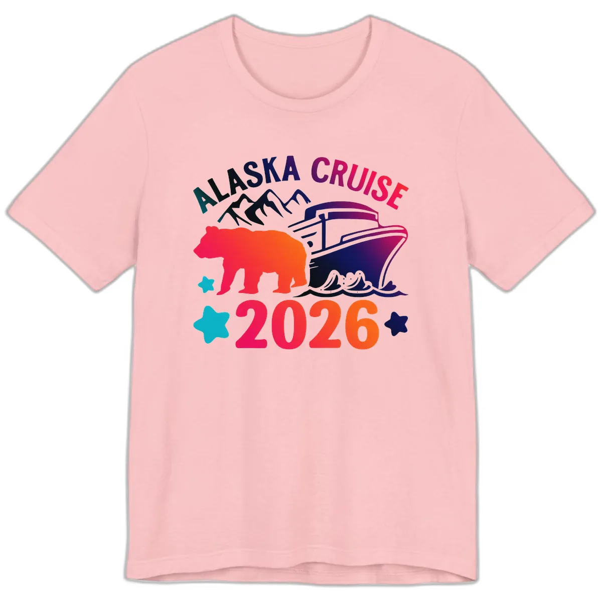 Alaska Cruise 2026 Adventure Premium T-Shirt in Pink