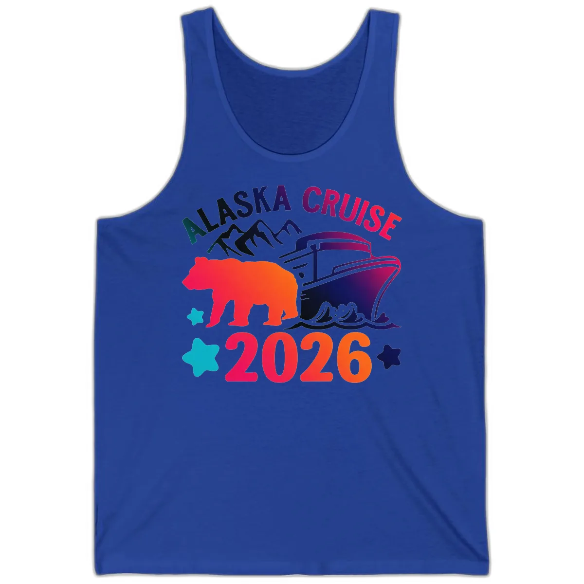 Alaska Cruise 2026 Adventure Tank in True Royal