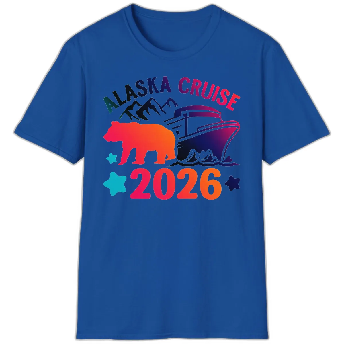 Alaska Cruise 2026 Adventure T-Shirt in Royal
