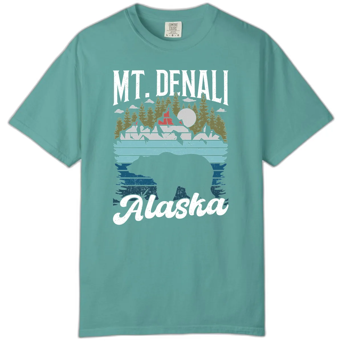 Bear Cave Winter Wonderland Comfort Color in Seafoam