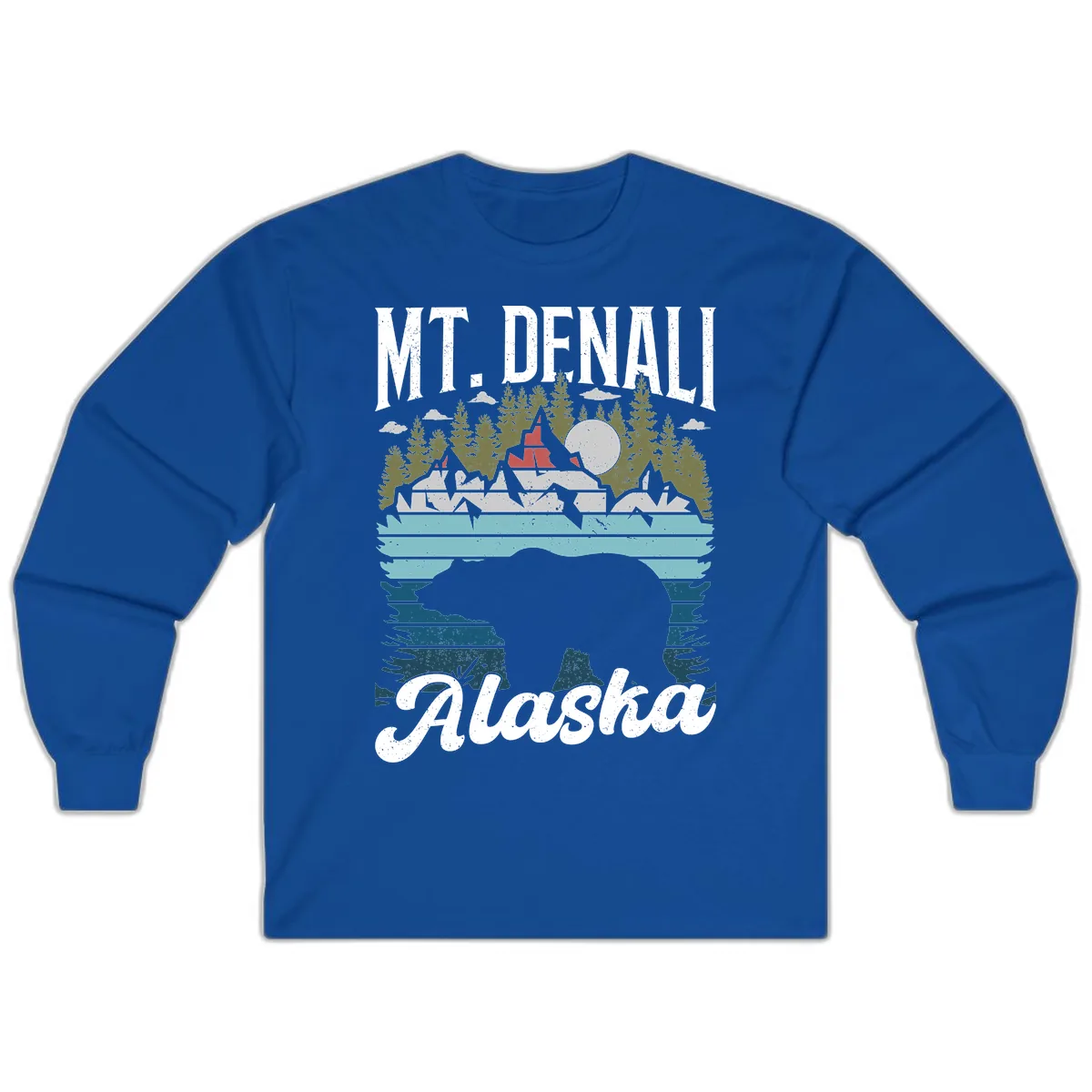 Bear Cave Winter Wonderland Long Sleeve in Royal