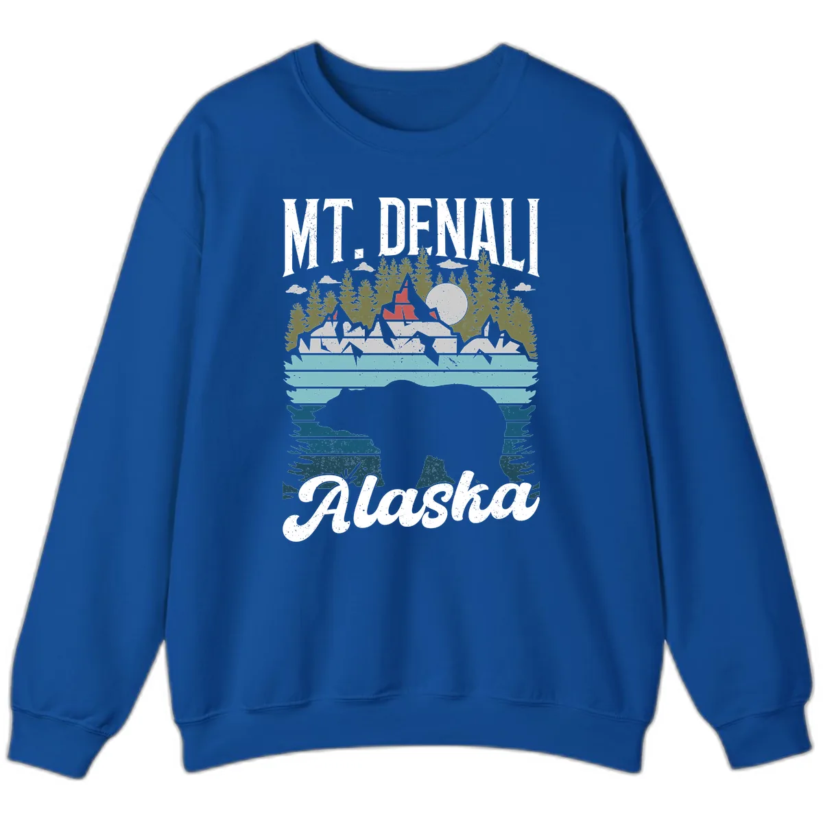 Bear Cave Winter Wonderland Sweatshirt in Royal