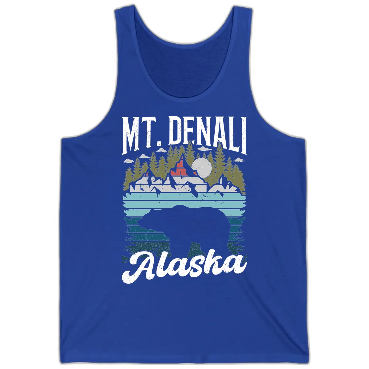 Bear Cave Winter Wonderland Tank in True Royal