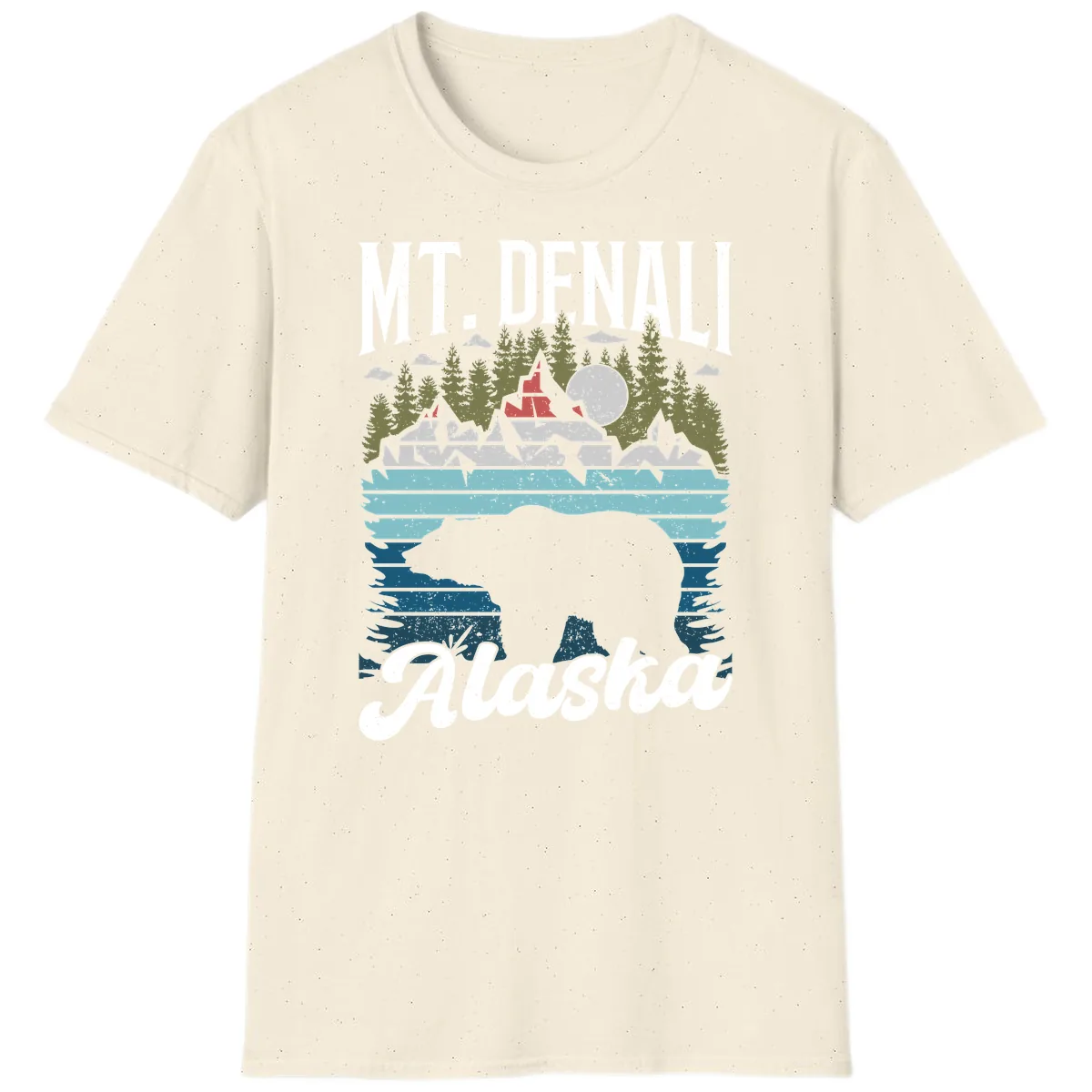 Bear Cave Winter Wonderland T-Shirt in Natural