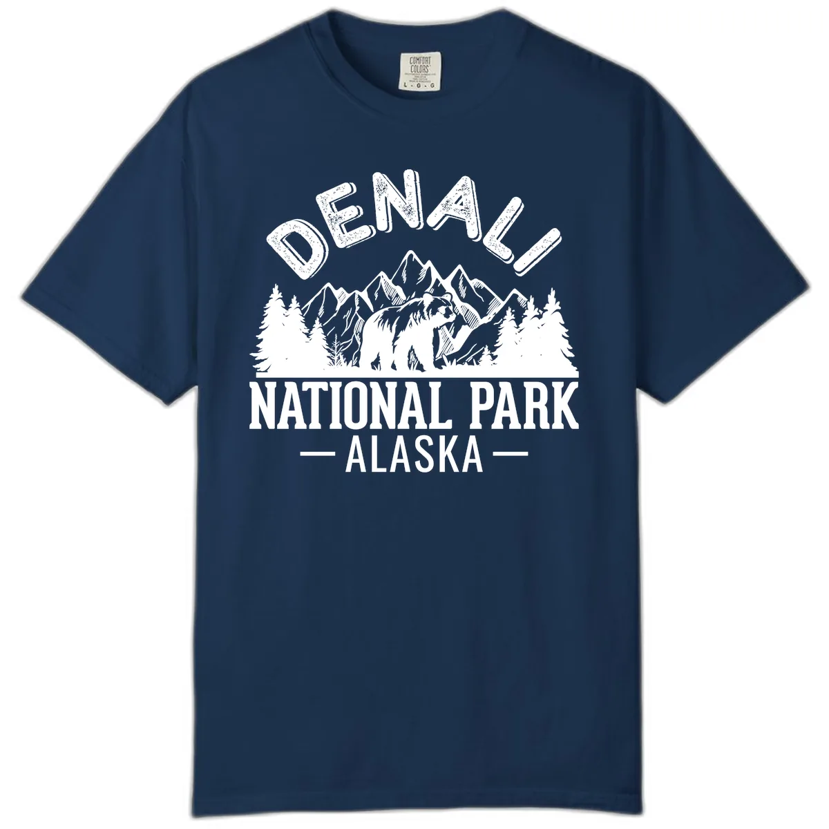 Denali National Park Alaska Wilderness Comfort Color in Navy