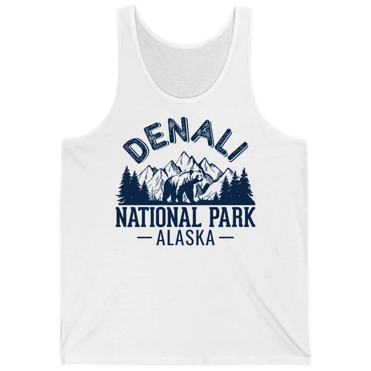 Denali National Park Alaska Wilderness Tank in White