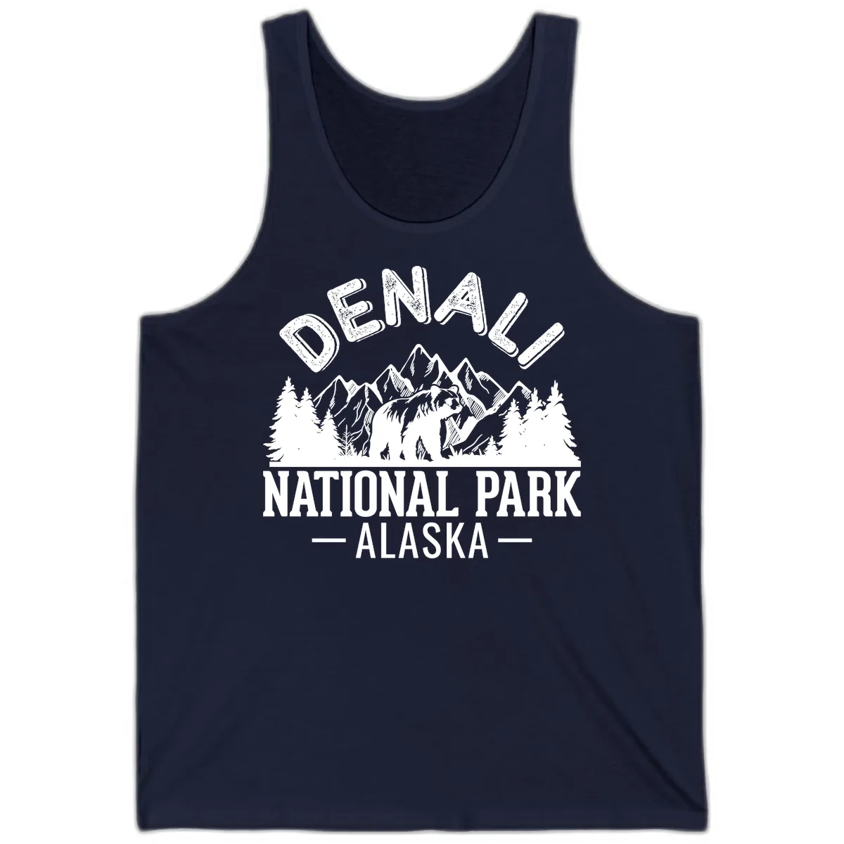 Denali National Park Alaska Wilderness Tank in Navy