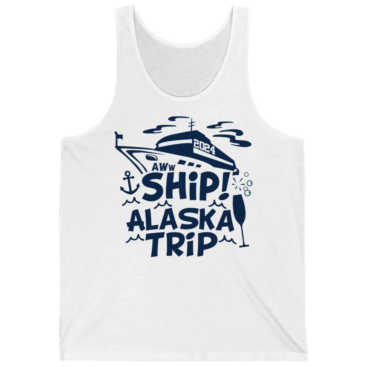Aww Ship Alaska Trip 2024 Tank in White