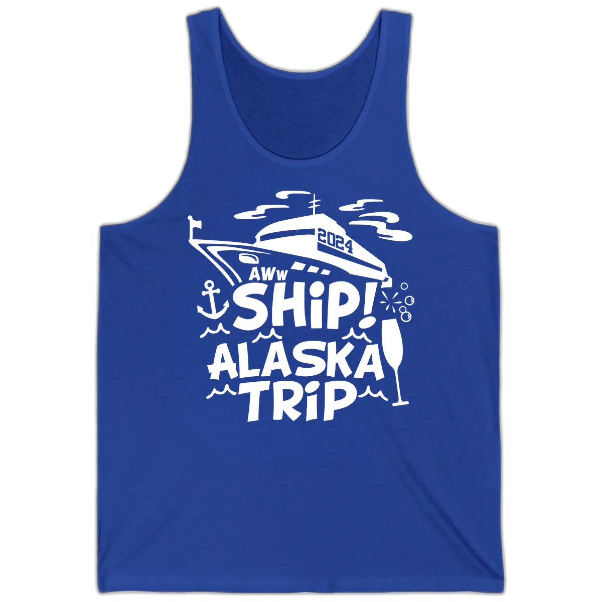 Aww Ship Alaska Trip 2024 Tank in True Royal